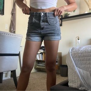 BDG Dark Gray Jean Shorts